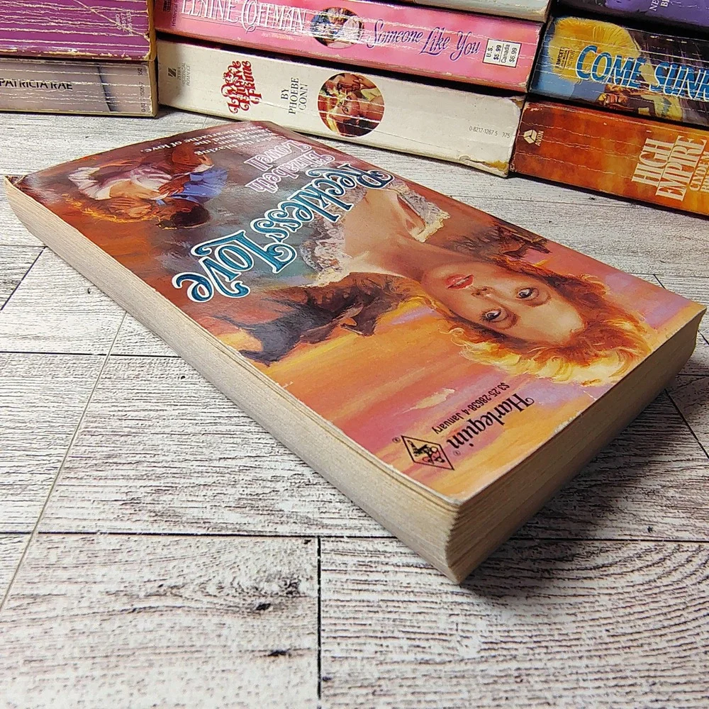 Reckless‎ Love Elizabeth Lowell Harlequin Historical Romance Paperback Book 1990